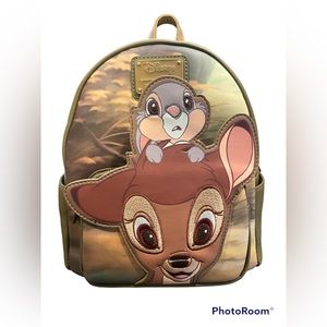 Loungefly Disney Bambi & Thumper Peeking Mini Backpack NWT